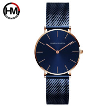 Dámske kovové hodinky modré-311525-00