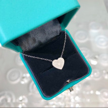 Strieborný náhrdelník srdce-271797-01
