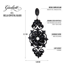 GIULIETT BELLA CZECH CRYSTAL BLACK