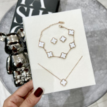 Dámska oceľová súprava s krabičkou Olivia-307290-07