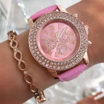 Ružové hodinky Geneva-172345-01
