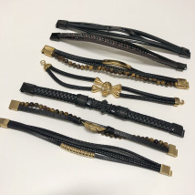 Pánsky kožený náramok-276985-01