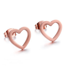 Dámske oceľové náušnice srdce-312477-013