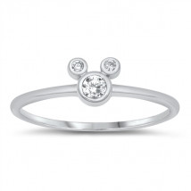 Strieborný prsteň Mickey-253388-02
