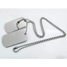 Pánsky oceľový náhrdelník army-257592-03