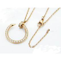 Dámsky oceľový náhrdelník klinec-256085-05