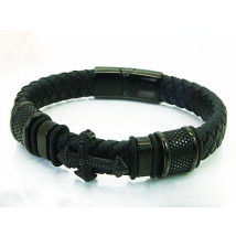 Pánsky kožený náramok-276985-01