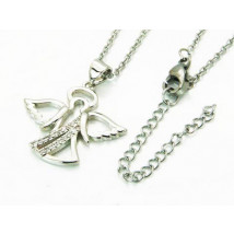 Oceľový náhrdelník Anjel-216438-01