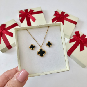 Dámska oceľová súprava s krabičkou Olivia