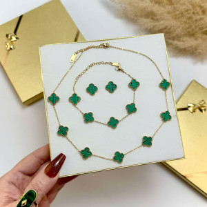 Dámska oceľová súprava s krabičkou Olivia