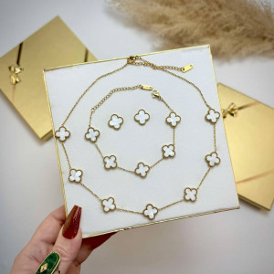 Dámska oceľová súprava s krabičkou Olivia