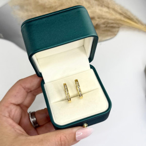 Kruhové oceľové náušnice ovalné