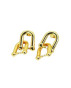 Visiace pozlátené náušnice 