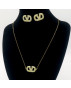 Dámsky trendy set s kryštálmi 